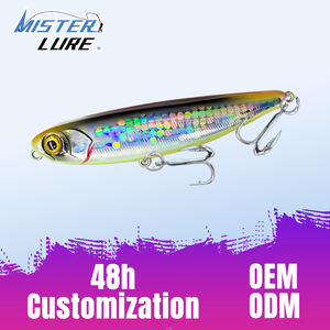 MISTER LURE Esca Rigida Galleggiante Superficiale 100mm 12.3g con Occhi 3D per Pesca - Product Image 1