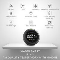 Détecteur de pollution de l'air PTOTMEX PTH-3T pour APP, capteur de formaldéhyde, affichage de l'humidité, certifié GS, pour usage domestique et automobile