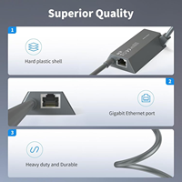 Vente flash Adaptateur satellite Starlink V2 Gen2 RJ45 Câble Ethernet en cuivre de 1 m Compatible iPhone Mobile USB pour la charge d'alimentation