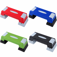 Plataforma de Step Ajustable en Múltiples Alturas, Antideslizante y Resistente, para Gimnasia Rítmica y Entrenamiento de Fuerza