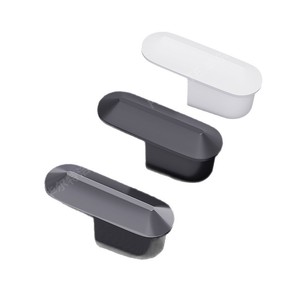 Adhesive Wall <b>Hooks</b> Rectangle White Black Gunmetal Gray Self-Adhesive Strong Load Bearing For Entryway Bathroom <b>Kitchen</b> Storage - Product Image 1