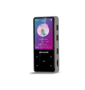 เครื่องเล่น MP3 หน้าจอสัมผัสเต็มจอ ดีไซน์ขอบบาง รองรับเพลงแบบไม่สูญเสียคุณภาพ เหมาะสำหรับออกกำลังกาย ตัวเครื่องโลหะ ใช้ได้กับการ์ด TF เป็นของขวัญได้ - Product Image 6