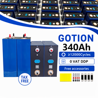 Batterie LiFePO4 Gotion 340Ah, 12000 cycles, batterie de stockage solaire à décharge profonde - 0% de TVA DDP, accessoires gratuits pour le marché UE/US