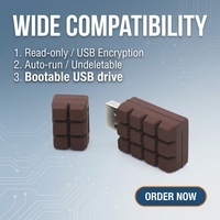 Clé USB 2.0 en forme de chocolat, matériau PVC, capacité 128 Go, nouvelle, haute vitesse, cadeau créatif pour les couples, Saint-Valentin