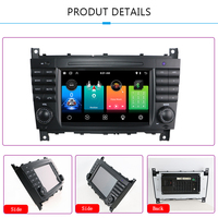 Pantalla Táctil de 7 Pulgadas para Mercedes Benz Clase C W203 2000-2007, Radio de Coche Android 13, Carplay, Navegación, Estéreo