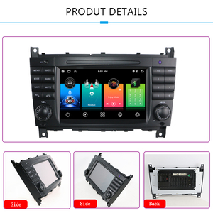 Écran Tactile de 7 Pouces pour <span class=keywords><strong>Mercedes</strong></span>-Benz <span class=keywords><strong>Classe</strong></span> <span class=keywords><strong>C</strong></span> <span class=keywords><strong>W203</strong></span> 2000-2007, <span class=keywords><strong>Autoradio</strong></span> Stéréo Android 13 avec Carplay et Navigation - Product Image 6