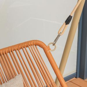 Hanging Patio Swing Chair With Canopy Cafe <b>Garden</b> Set Balcony <b>Pool</b> Furniture Outdoor Furniture - Product Image 3