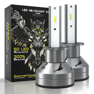 LIGHTOWL Factory Outlet D1 H1 High And Low Beam Car LED Headlight Kit 10000Lm 50W Car Bulb Light Motorcycle H4 Car Headlight