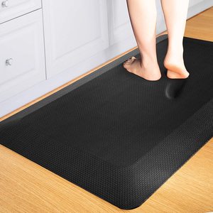 Tapis anti-fatigue moderne en PU, rembourré, lavable, épaisseur 3/4 pouce, tapis de sol confortables pour cuisine, bureau, garage, antidérapant, coussin rembourré - Product Image 2