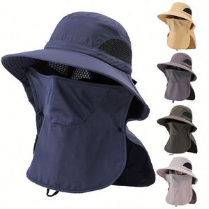 Chapeaux de pêcheurs et de safari pour hommes, imperméables, respirants, avec protection solaire, pour l'extérieur, décontractés, pour le cyclisme quotidien, vente en gros - Product Image 2