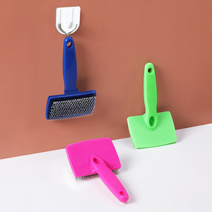 Gran oferta, guante de plástico para mascotas, cepillo, depilación rápida, herramienta de baño con función de masaje, producto de aseo barato con botón almacenado - Product Image 6