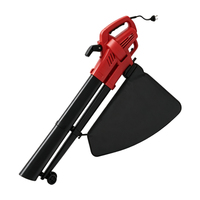 VERTAK 3 en 1 3300W/3500W/3800W/4000W Souffleur-déchiqueteur-broyeur électrique filaire pour feuilles avec sac de collecte de feuilles de 35L