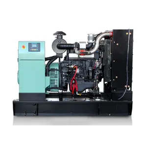[100% European Quality Guarantee] 50Hz 180A 100Kw Diesel Generator Price Electric Open Type Diesel Generator Set Backup DG Set