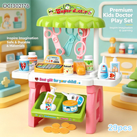 Jeu de rôle réaliste pour enfants de 2 ans, kit d'outils de docteur pour garçons, jeux éducatifs pour enfants d'âge préscolaire avec jouets médicaux certifiés CE EN71