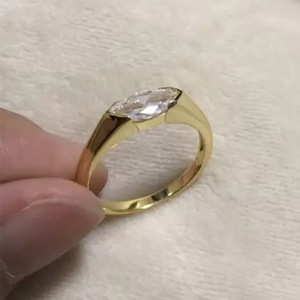 Anello dal Design Marquise, Stile Semplice, Anello per Dito Indice per Uomini e Donne - Product Image 4