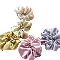 Étiquette personnalisée de haute qualité avec impression couleur, en tissu satiné, soie, coton, peluche, velours, élastique, faite à la main, pour accessoires de mode, 11 cm, pour cheveux