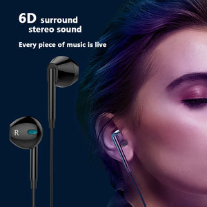 Auricolari In-Ear cablati da 3.5mm, <span class=keywords><strong>cuffie</strong></span> <span class=keywords><strong>Jack</strong></span> In metallo puro tipo C In-ear controllo della linea di basso pesante <span class=keywords><strong>con</strong></span> <span class=keywords><strong>microfono</strong></span> <span class=keywords><strong>per</strong></span> musica, giochi - Product Image 6