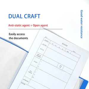 <span class=keywords><strong>A4</strong></span> Kích thước đa-trang 80 trang rõ ràng PP bảo vệ tùy chỉnh màu sắc trình bày tập tin thư mục văn phòng tài liệu lưu trữ hộp trường - Product Image 5