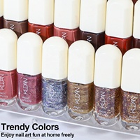 KUDAN Vernis à ongles pailleté effet eau, tendance, pelable, pour DIY à domicile, certifié, vente en gros pour salons UE et États-Unis