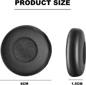 Coussinets d'oreille en cuir de haute qualité, remplacement pour les écouteurs <span class=keywords><strong>Jabra</strong></span> <span class=keywords><strong>Evolve</strong></span> 20/20se/30/30II/40/<span class=keywords><strong>65</strong></span>/<span class=keywords><strong>65</strong></span>+, accessoire pour <span class=keywords><strong>Evolve</strong></span> - Product Image 6