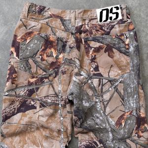 Pantaloni <span class=keywords><strong>Cargo</strong></span> mimetici mimetici con stampa Vintage personalizzati con cintura di regolazione su entrambi i lati 100% pantaloni di cotone per uomo - Product Image 6