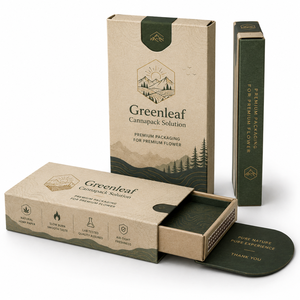 Boîte <span class=keywords><strong>à</strong></span> tiroir en carton ondulé personnalisée OEM, recyclable, pour 5 paquets de cigarettes CR, <span class=keywords><strong>étui</strong></span> d'emballage pour cônes pré-roulés infusés de fleurs - Product Image 6