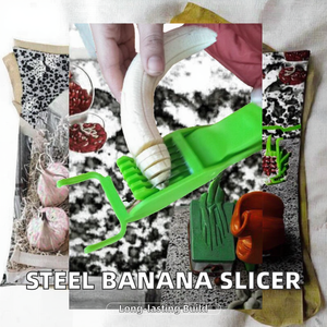 Éplucheur à bananes en acier inoxydable, outil de découpe pour fruits et légumes, pour trancher les raisins, les bananes et les fraises - Product Image 2