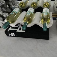 Porte-bouteilles de vin en pierre de marbre naturel Porte-bouteilles de vin Porte-bouteilles de vin en marbre unique