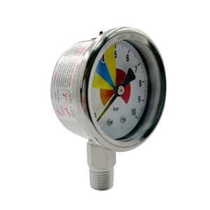 Hochpräzises 50MM Miniatur-Bourdon-Rohr-Erdgas 111.12.27 Hydraulische Druck prüf messgeräte - Product Image 5