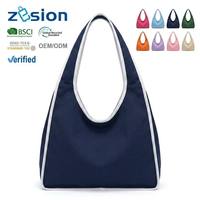 Sac fourre-tout personnalisé avec logo, en nylon froissé, vente en gros, écologique, réutilisable, sac de marché, cadeau d'entreprise, fabricant OEM