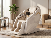 Pista Flexible Nueva 2026 172 °   Sillón de Masaje de Gravedad Cero Real 4D, Estiramiento Tailandés de Cuerpo Completo, Control por Voz con IA, Reclinable para Uso Doméstico