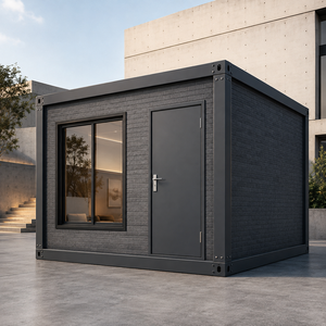 Modern 20 40ft Expandable Container House <b>Portable</b> Prefab Home 2-6 Bedrooms Detachable Steel Modular Office Hotel Sandwich Panel - Product Image 1