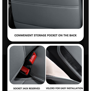 Xiangta Business Four Seasons Universal Size Fit All Surround Wrap Material de cuero PU 5 Seater Cover para asiento de coche - Product Image 5