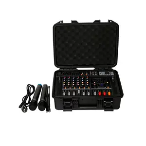 Professional Sound System Powered Audio Mixer with MP3, USB, Bluetooth Pmx-6 C500 Mic Mixer