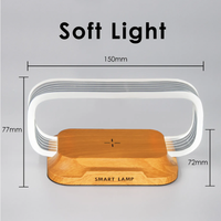 Lampe de chevet, lampe de table, lampe à charge sans fil, lampes, lumières, veilleuse en forme de mouton