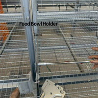 Cage d'élevage de poulets multicouche complète avec accessoires pour l'élevage intensif de volailles en batterie