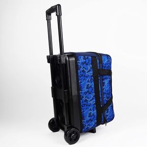 Bolsa de bolos de 2 bolas de doble rodillo de muestra gratis con compartimento para zapatos separado, bolsas de bolos resistentes para zapatos de bolos - Product Image 5