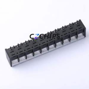 DBT40S-9.5-10P-BK-P Barrier Terminal Block P=9.5mm Connector ( Pitch: 9.5mm )( Rated Current: 20A )( Rated Voltage: 300V ) - Product Image 2