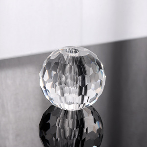 Esfera de vidro de cristal desmontada, esfera com furo para lâmpada de mesa MH-Q0213 - Product Image 2