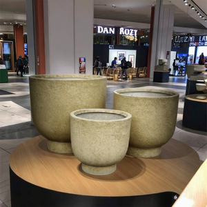 Best-selling Multi-color Fiber Clay Flower <strong>Pots</strong> Outdoor Garden <strong>Planting</strong> <strong>Pots</strong> with Drainage Hole <strong>Biodegradable</strong> Eco-friendly <strong>Pots</strong> - Product Image 5