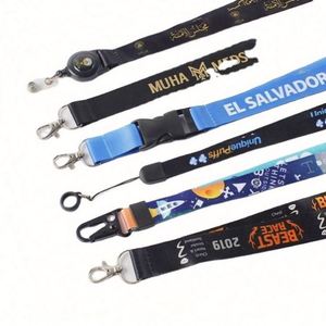 Custom Design <b>Polyester</b> Safety Sublimation Printing Logo Neck Chain Card Holder With Hook <b>Lanyards</b> <b>Lanyard</b> - Product Image 5