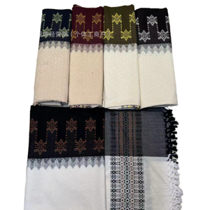 Delantal de lujo para hombre yemení, chal árabe acrílico largo, algodón transpirable con longitud cuadrada para uso diario de otoño e invierno - Product Image 1