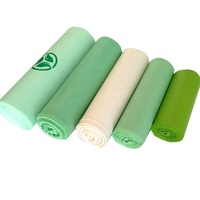 Sac poubelle biodégradable en amidon de maïs + PBAT à prix abordable pour le marché kenyan, sac poubelle compostable, sac poubelle pour poubelle