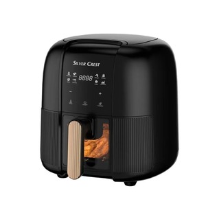 Friggitrice ad Aria Silver Crest 10L, Forno Multifunzione Intelligente con Display Digitale della Potenza, Fornello da Cucina - Product Image 1