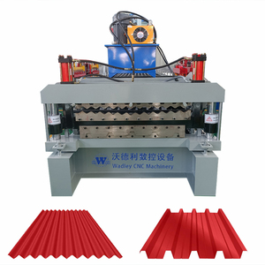 Galvanized Steel Roofing & Zinc Roof Panel Roll Forming Machine Double Layer Motorized for Wall Use 380V/220V/440V - Product Image 2
