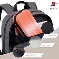 Étui de chargeur EVA imperméable à l'eau avec dégradé de couleurs |   Pochette de rangement rigide pour batterie externe, disque dur et câbles numériques