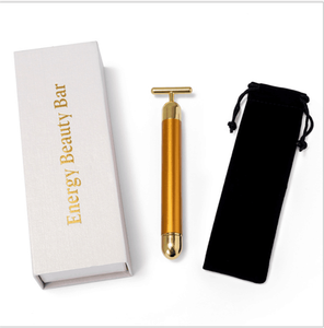 แท่งนวดหน้าทองคำ 24K พร้อมระบบสั่นสะเทือนแบบมือถือ ยกกระชับผิวหน้า 6000 ครั้ง/นาที DV1.5 ใช้ได้กับผิวกายและรอบดวงตา สำหรับใช้ในเชิงพาณิชย์และที่บ้าน - Product Image 3