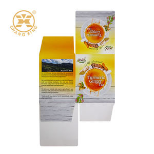 Custom personalizzato stampa composito di tè <span class=keywords><strong>scatola</strong></span> di tè allo zenzero <span class=keywords><strong>scatola</strong></span> di carta quadrata in cartone <span class=keywords><strong>bustine</strong></span> di tè scatole - Product Image 3