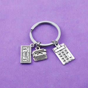 Financiële Calculator Dollar Accountant Student Accounting Afstuderen Gift Sleutelhanger Rugzak Hanger Sleutelhanger - Product Image 4