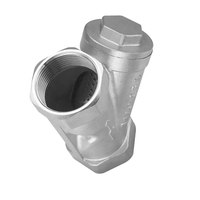 Bouchon de filtre pour tuyau d'évacuation en acier inoxydable 201 DN80 BSPT, embout à vis pour eau, filtre en Y